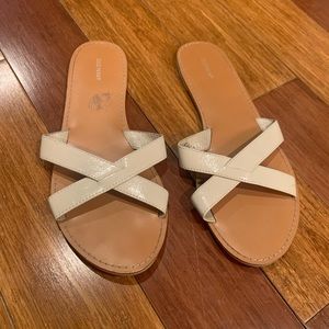 Criss Cross Slide-on Sandals